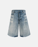 Frayed Longline Baggy Jorts | Inflation Streetwear INFLATION