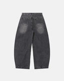 streetwear denim featuring script graphic artwork