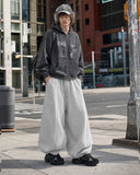 Grey Baggy Jogger Sweatpant | Inflation Streetwear INFLATION