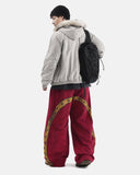 Contrast Star Stripe Barrel Sweatpants | Inflation Streetwear