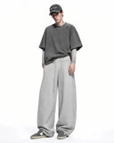 Curved Wide-Leg Sweatpants | Inflation Streetwear INFLATION