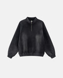 Quarter Zip Up Monkey Washed Sweatshirt | Inflation Streetwear INFLATION