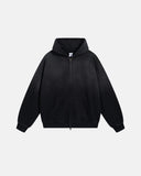 INFLATION Monkey Wash French Terry Zip Up Hoodies INFLATION
