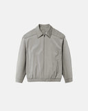 Minimalist PU Leather Zip Up Jacket | Inflation Streetwear