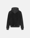 Washed Eyelet Boxy Hoodie | Inflation Streetwear