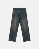 Deconstructed Straight-Leg Jeans | Inflation Streetwear INFLATION