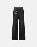 Asymmetric Buckle Raw Baggy Jeans | Inflation Streetwear INFLATION