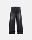 Distressed Rhinestone Ripped Baggy Jeans | Inflation Streetwear INFLATION