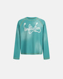 Script Logo Waffle Knit Long Sleeve T-Shirt | Inflation Streetwear