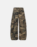 Camo Cargo Barrel Pants | Inflation Streetwear INFLATION