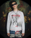 Distressed Graphic Waffle T-Shirt | Inflation Streetwear
