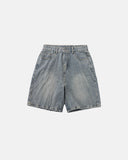 Heavy Distressed Wide-Leg Denim Jorts | Inflation Streetwear INFLATION