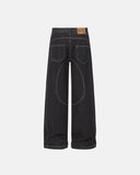 Contrast Stitch Barrel Jeans | Inflation Streetwear INFLATION