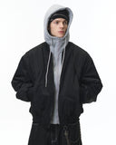 Detachable Layered Camo Bomber Jacket | Inflation Streetwear INFLATION