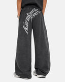 model styling casual pants with streetwear top