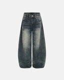 Acid Washed Ripped Baggy Barrel Jeans | Inflation Streetwear INFLATION