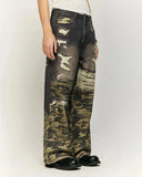 Camo Digital  Printing Baggy Jeans | Inflation Streetwear INFLATION