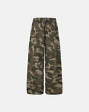 Camo Graphic Wide-Leg Sweatpants | Inflation Streetwear