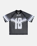 Graphic Mesh Oversized Jersey | Inflation Streetwear INFLATION