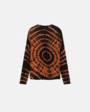 Spiral Tie-Dye Wool Blend Long Sleeve T-Shirt | Inflation Streetwear
