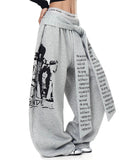 Graphic Printing Baggy Sweatpants | Inflation Streetwear INFLATION