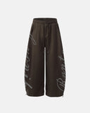 Rhinestone Baggy Joggers | Inflation Streetwear INFLATION