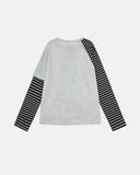 Lace-Up Layered Graphic Long Sleeve T-Shirt | Inflation Streetwear