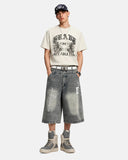 washed graphic print t shirt men