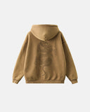 Rivets Dragon Acid Wash Zip Up Hoodies | Inflation Streetwear INFLATION