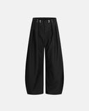 Black Striped Barrel Suit Pant | INFLATION Streetwear INFLATION