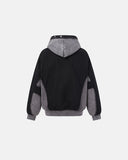 Deconstructed Washed Boxy Hoodie | Inflation Streetwear