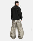 Leopard Print Wide Leg Pants | Inflation Streetwear