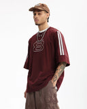 Sporty Patchwork Embroidery Tshirt | Inflation Streetwear INFLATION