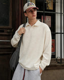 Waffle Long Sleeve Polo Shirts | Inflation Streetwear