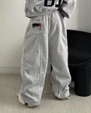 Grey Baggy Wide Leg Sweatpants | Inflation Streetwear INFLATION
