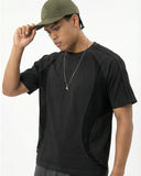 Mesh Patchwork Stitching Embroidered T-Shirt | Inflation Streetwear INFLATION