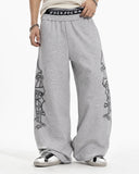 Gothic Layered Baggy Sweatpants | Inflation Streetwear INFLATION
