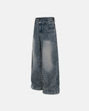 Retro Washed Wide Leg Baggy Jeans | Inflation Streetwear INFLATION