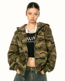 Camouflage Zip Up Jacket | Inflation Streetwear INFLATION
