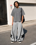 Contrast Patchwork Barrel Sweatpants | Inflation Streetwear INFLATION