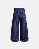 Glossy Graphic Wide-Leg Sweatpants | Inflation Streetwear