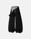 Asymmetric Buckle Denim Overalls Jeans | Inflation Streetwear INFLATION