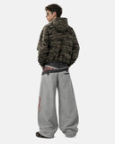 Asymmetric Double Waist Baggy Jeans | Inflation Streetwear