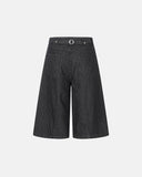 Striped Button Fly Baggy Jorts | Inflation Streetwear INFLATION