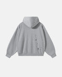 Studded Boxy Pullover Hoodie | Inflation Streetwear