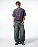Vintage Cracked Letter Print Tee | Inflation Streetwear INFLATION