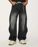 INFLATION Brand Washed Baggy Denim Pants INFLATION