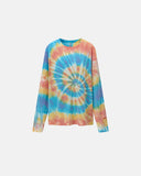 Spiral Tie-Dye Wool Blend Long Sleeve T-Shirt | Inflation Streetwear