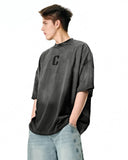 Monkey Washed Towel Embroidery Tshirt | Inflation Streetwear INFLATION