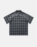 Plaid Script Embroidered Shirt | Inflation Streetwear INFLATION
